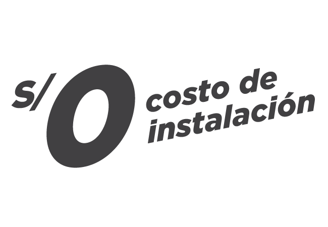 S/0 costo de instalación