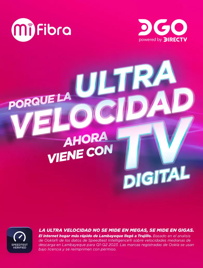 Porque la Ultravelocidad ahora viene con TV Digital