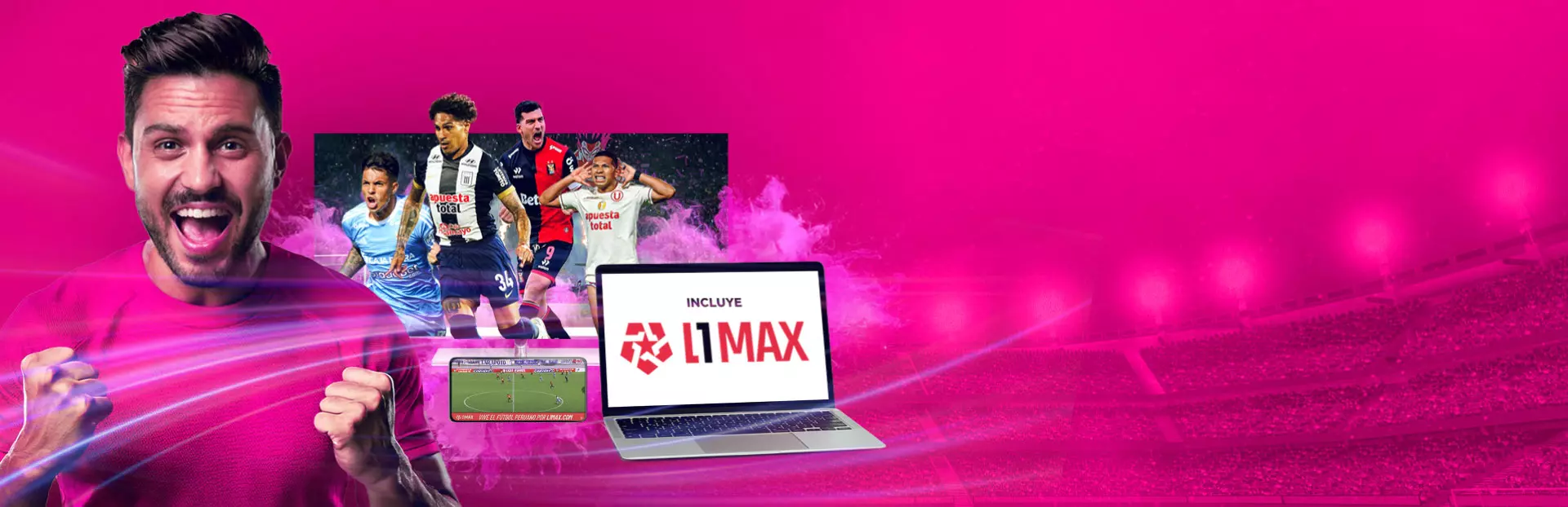 Disfruta de la TV Digital con MiFibra TV con más de 80 canales incluido L1 MAX