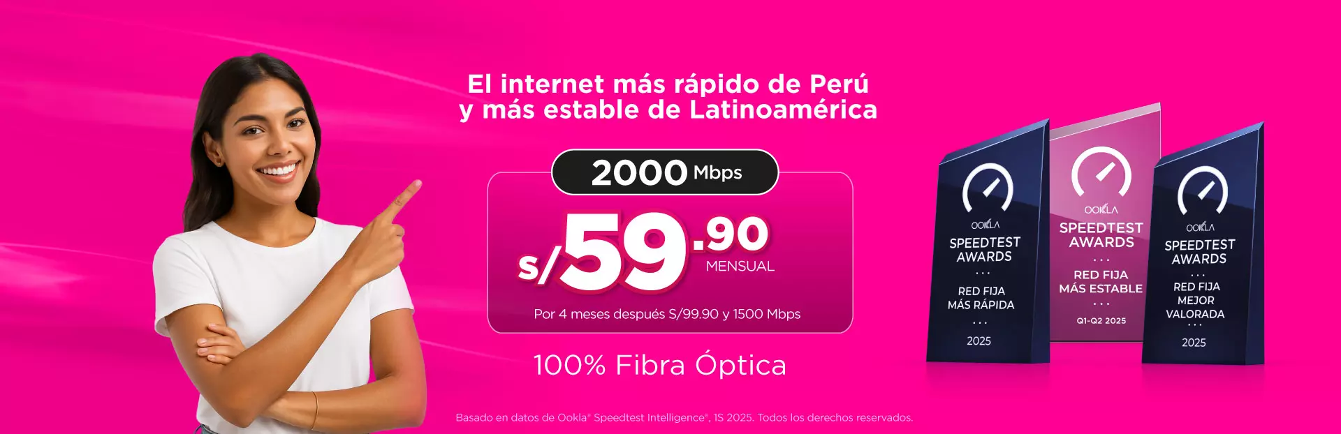 El internet más rápido de Perú y más estable de Latinoamérica